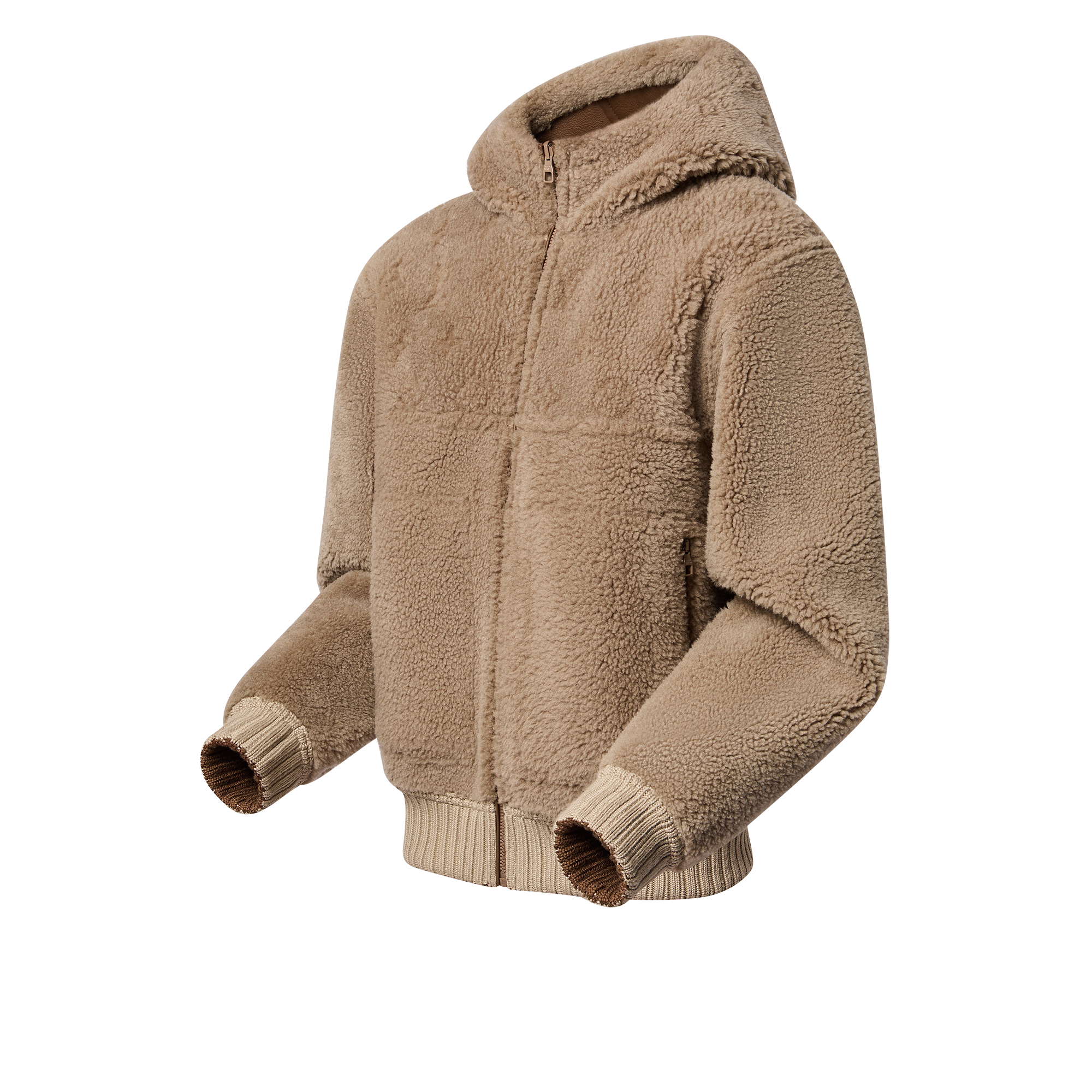 オーラリー　VELOURBRUSHEDWOOL MELTONBLOUSON AURALEE / オーラリー | VELOUR BRUSHED WOOL MELTON HAND SEWN